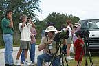 Children's birding field trip at Merritt Island NWR.