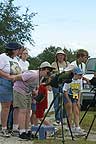 Children's birding field trip at Merritt Island NWR.