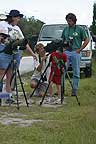 Children's birding field trip at Merritt Island NWR.